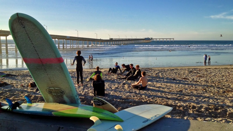 Ocean Beach Pier Surf Lessons, Ocean Beach Homes